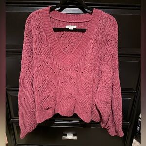 American Eagle Women's Knit Sweater - Pink